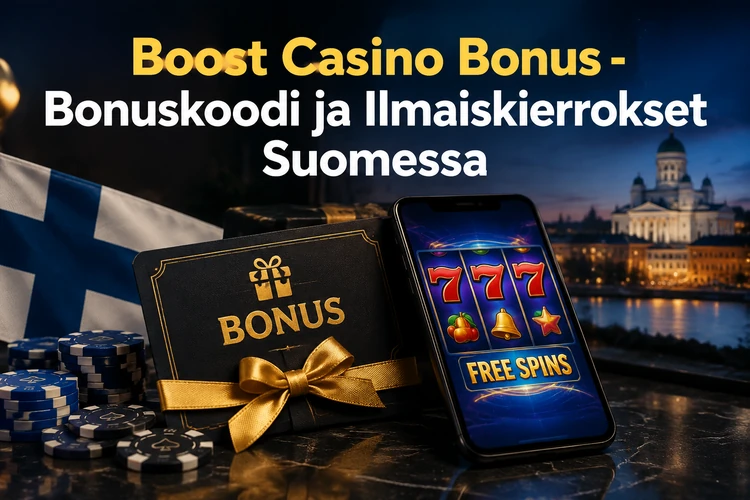 Boost Casino Bonus - Bonuskoodi ja Ilmaiskierrokset Suomessa