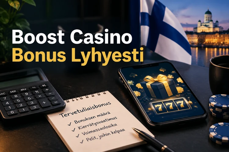 Boost Casino Bonus Lyhyesti